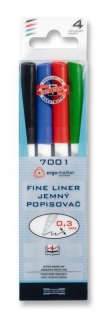 Souprava popisovačů FINE LINER 7001 4